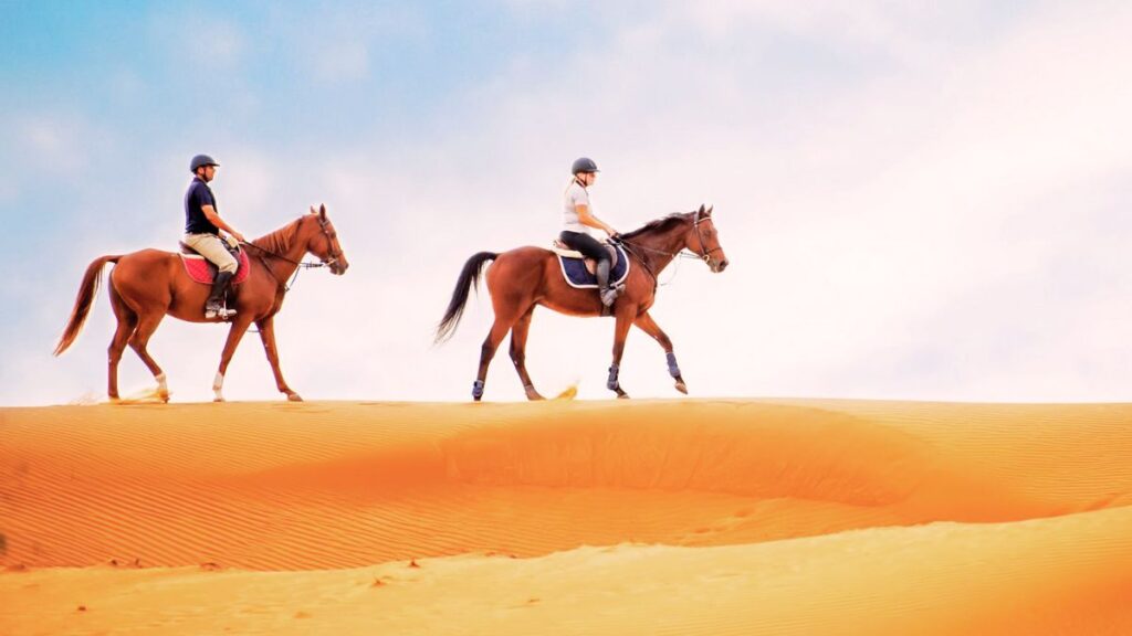 Horse riding at Hatta Dubai