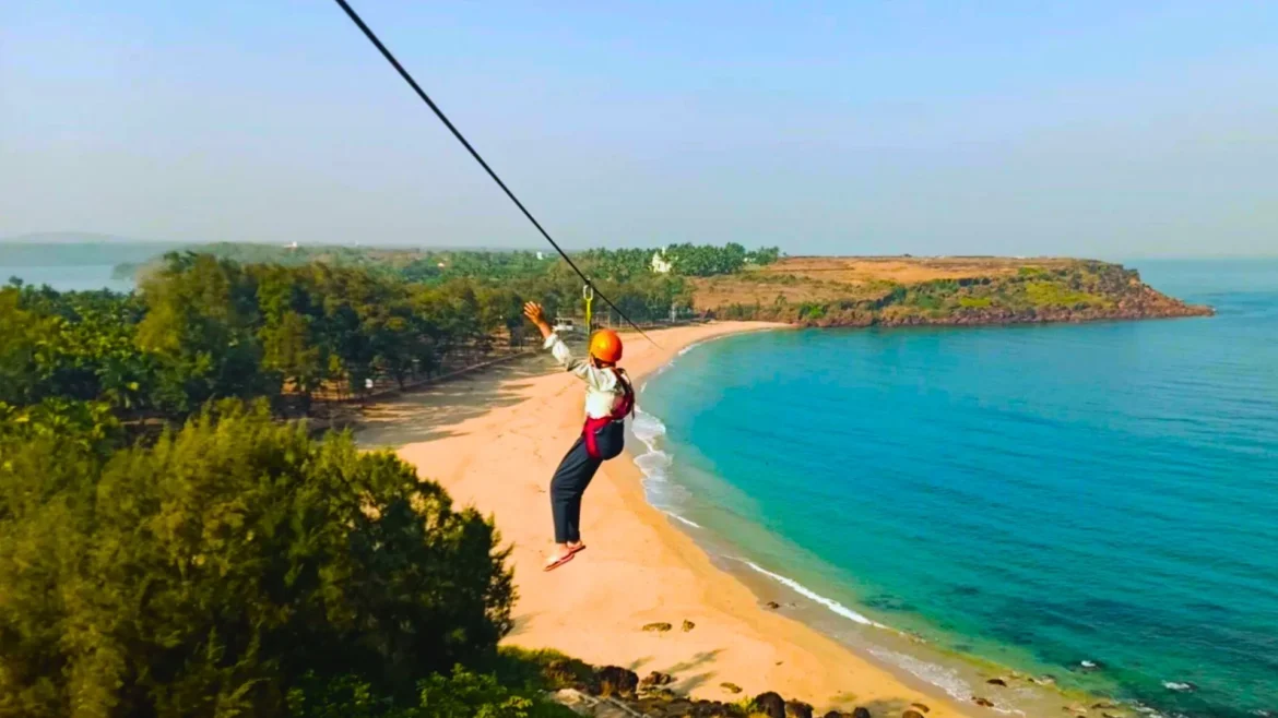 India’s first sea zipline in Ratnagiri Maharashtra