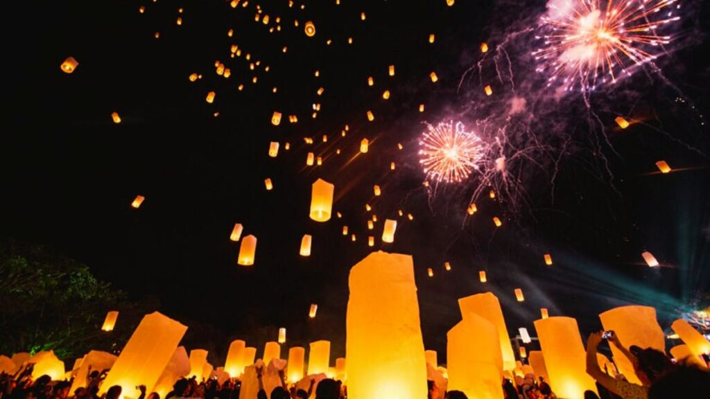 Loy krathong Thailand Festival