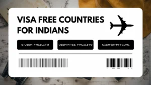 Visa free countries for Indians