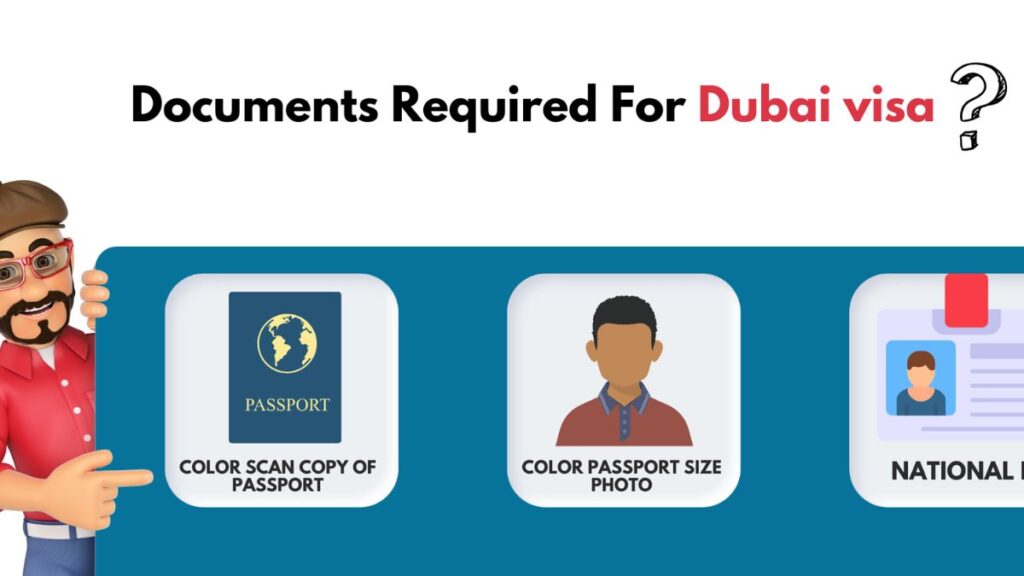 Documents needed to apply for Dubai Visa