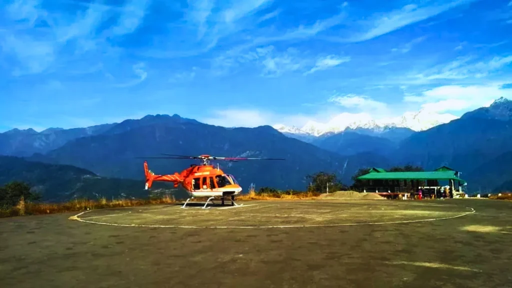 Helicopter Ride - Gangtok Valley