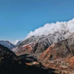 View of Lachung captured from a distance