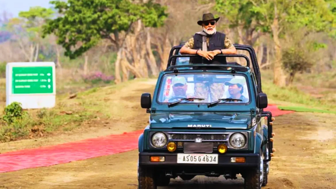 PM Modi’s first visit to UNESCO Heritage Site – Kaziranga National Park in Assam PM Modi’s first visit to UNESCO Heritage Site - Kaziranga National Park in Assam
