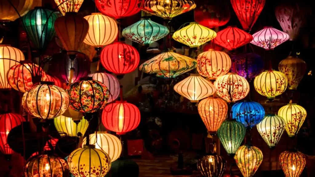 Sending wishes through colorful lanterns in Hoi An