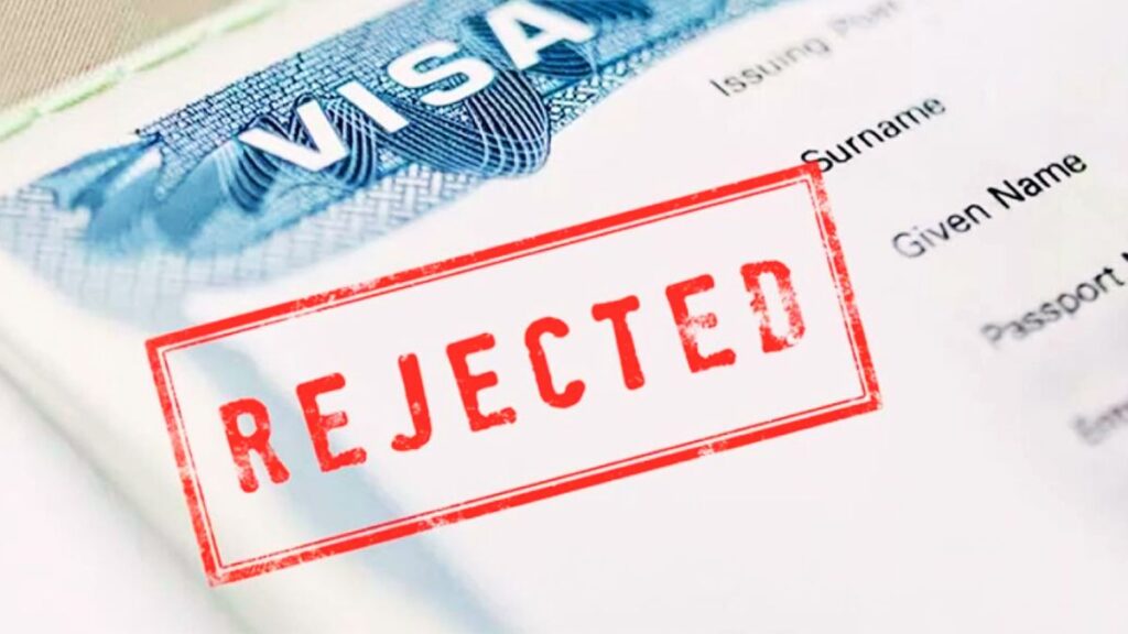 Under what circumstances can my Visa application be rejected