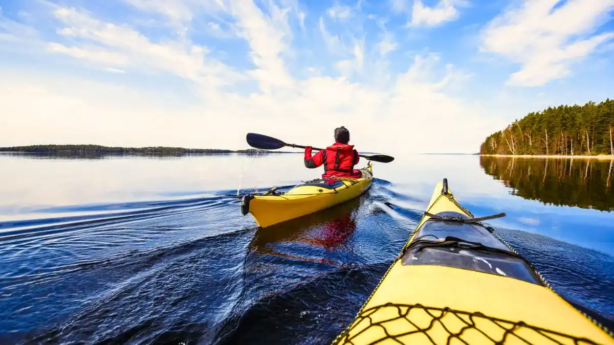 Kayaking in Finland