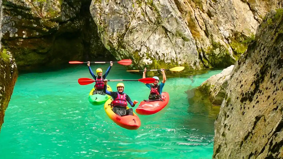 Kayaking in Slovenia