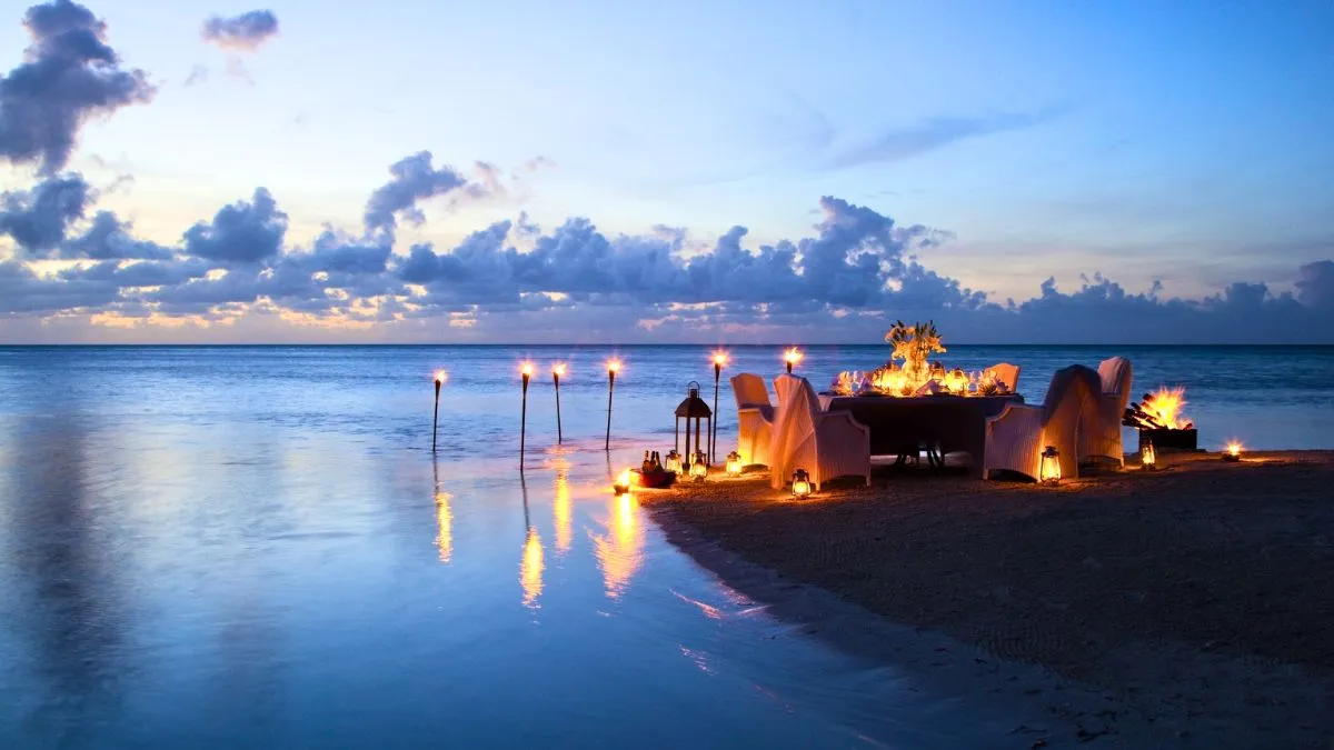 Candlelit Dinner on the Beach