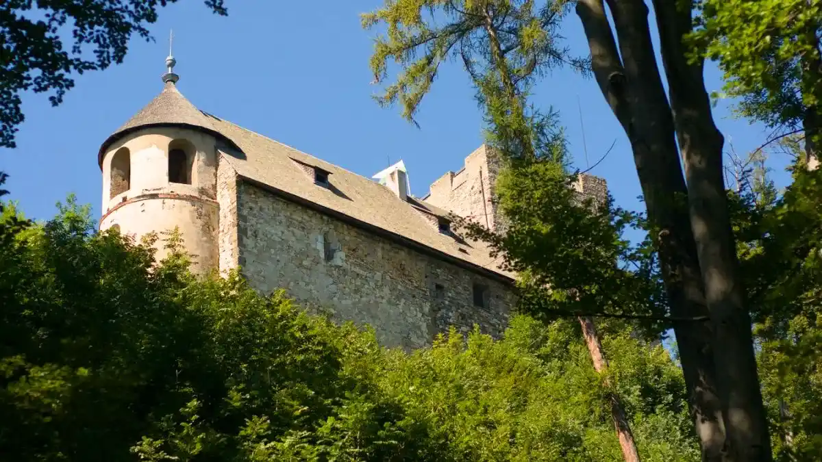 Hiking At Burgruine Gösting Castle Ruins