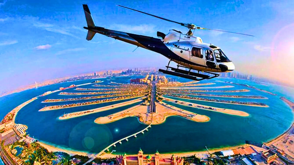 Helicopter Tour Over Palm Islands