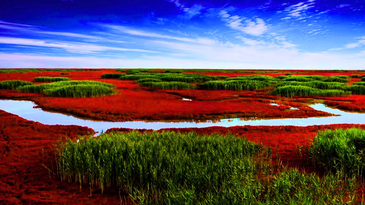 Red Beach, China