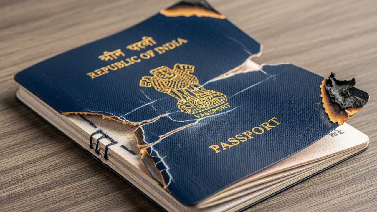 Common Visa Rejection Reasons & How to Avoid Them 8 Damaged or Invalid Passport of india