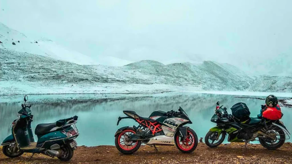 Bike tour to Gurudongmar Lake