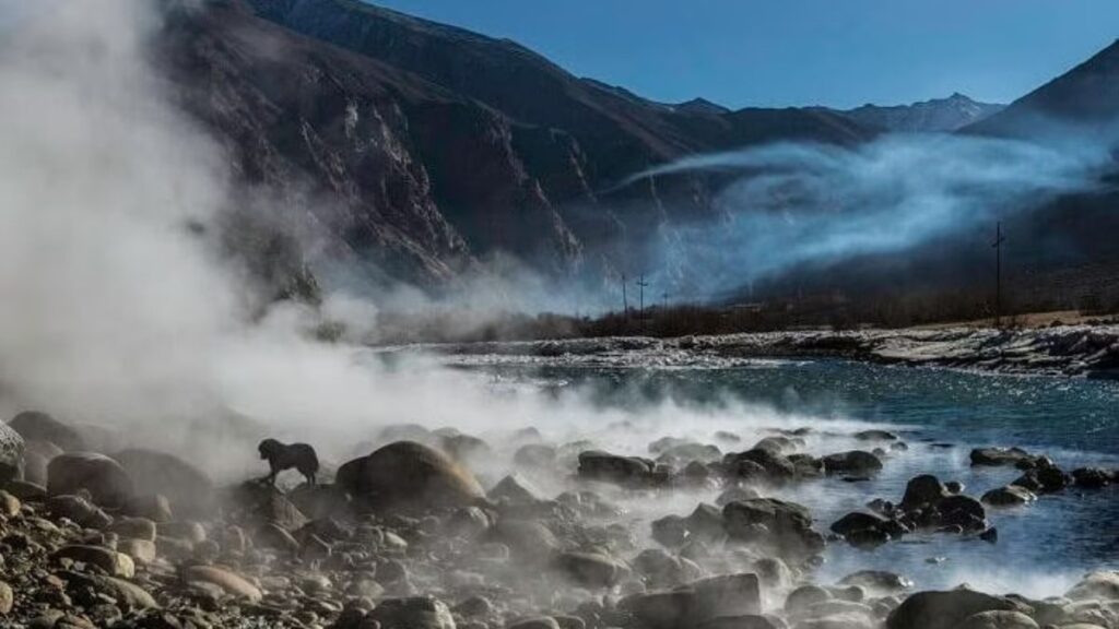 Enjoying Hot Springs at Yumthang