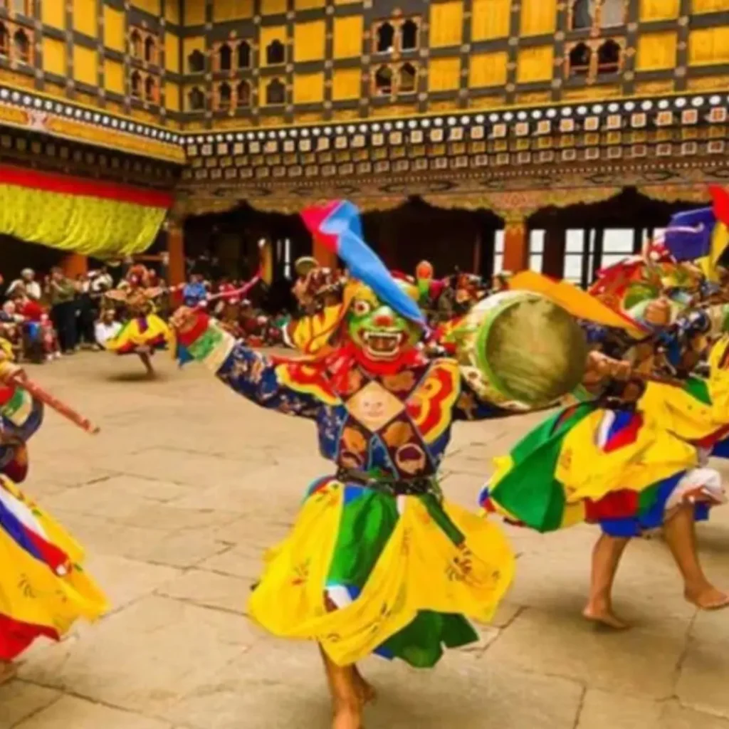 Culture of Sikkim: Tradition , Food & Art, Music, Dance & Image 5 Sikkim culture representing by the local girls bydancing