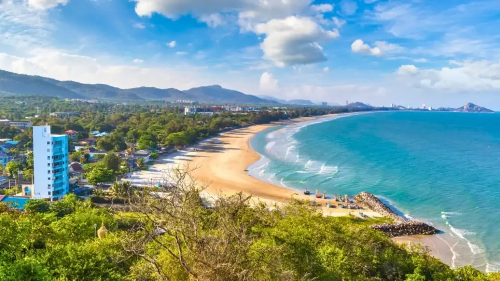 Cha-Am Beach near Bangkok, Thailand