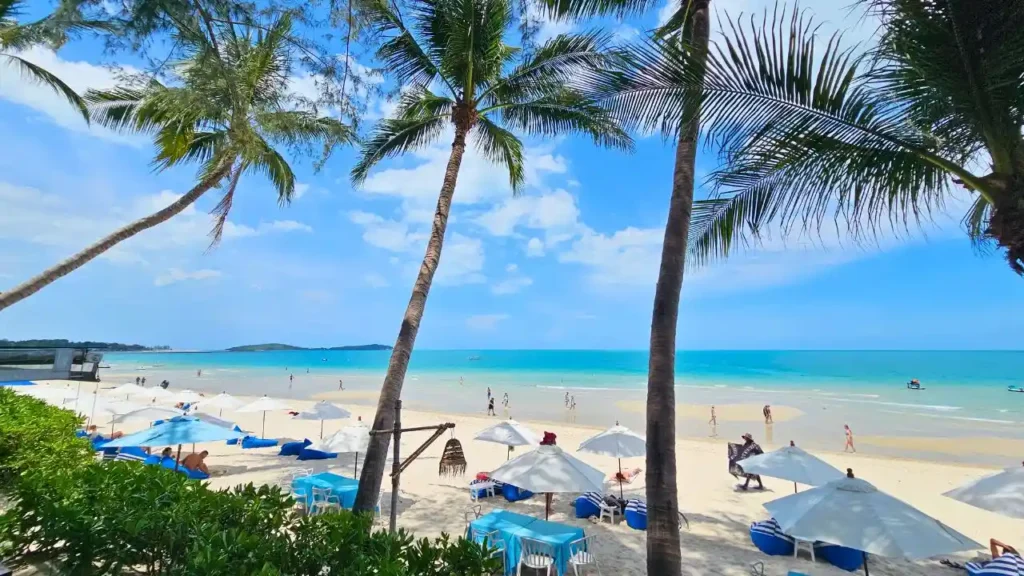 Chaweng Beach, in Koh Samui, Thailand