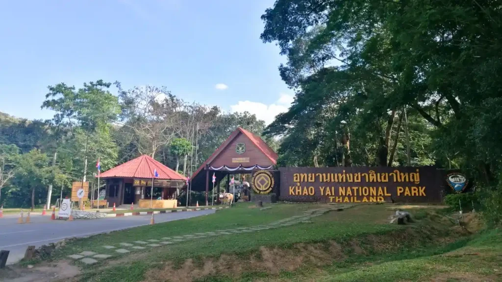 Entrance of Thailand's Khao Yai National Park