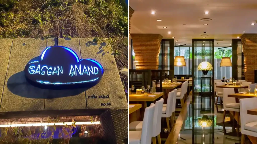 Image of an Indian restaurant naming Gaggan