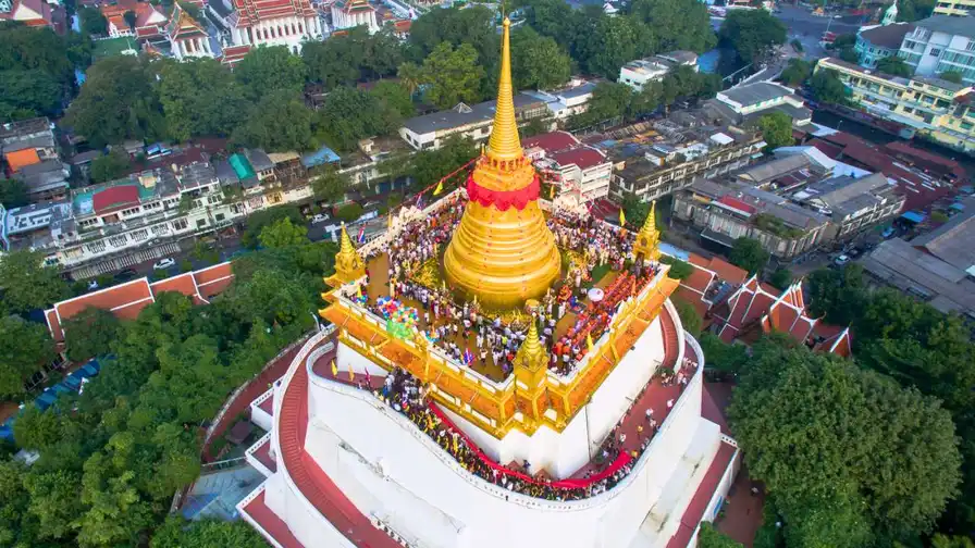 Photo of Wat Saket Ratchawora Mahawihan, the temple of the golden mount
