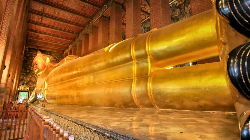 Reclining Buddha at Wat Pho temple in Bangkok