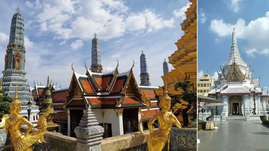 The Grand Palace, a complex of buildings at Bangkok, Thailand