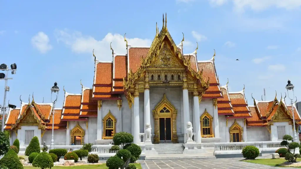 Wat Benchamabophit temple of Bangkok, Thailand