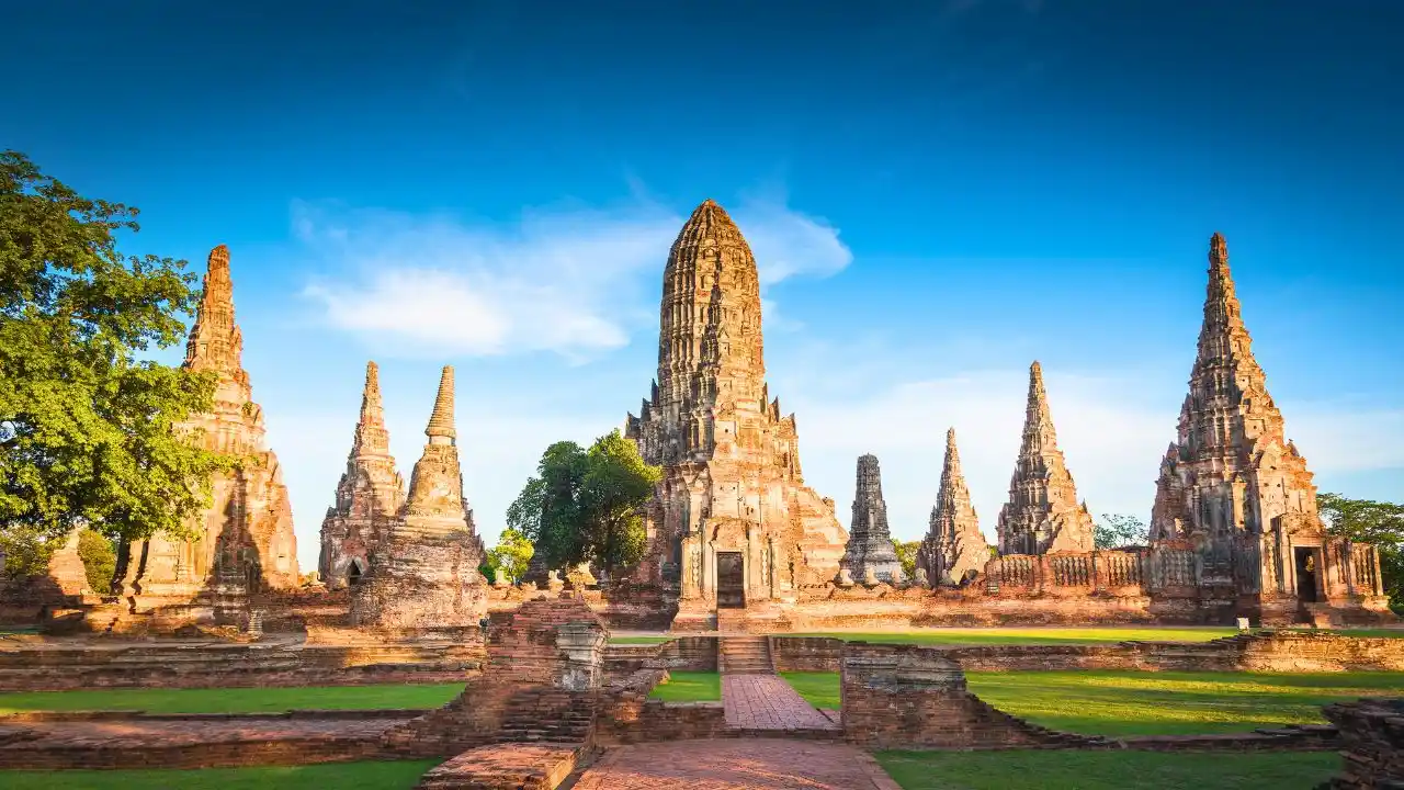 Ayutthaya Historical Park in Ayutthaya, Thailand