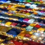 Bangkok's Ratchada Train Night Market behind the Chatuchak Weekend Market.