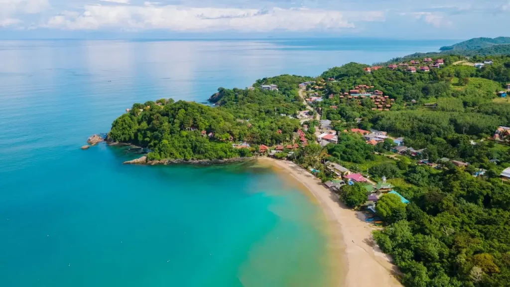 Drone view from above at Koh Lanta
