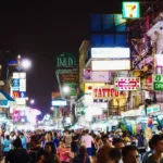 Khao San Road Market in Bangkok, Thailand