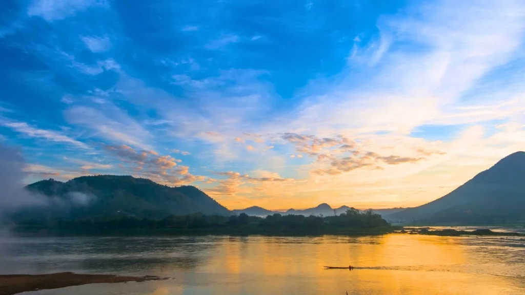 Mekong River, Nong Khai, one of the cities in Thailand
