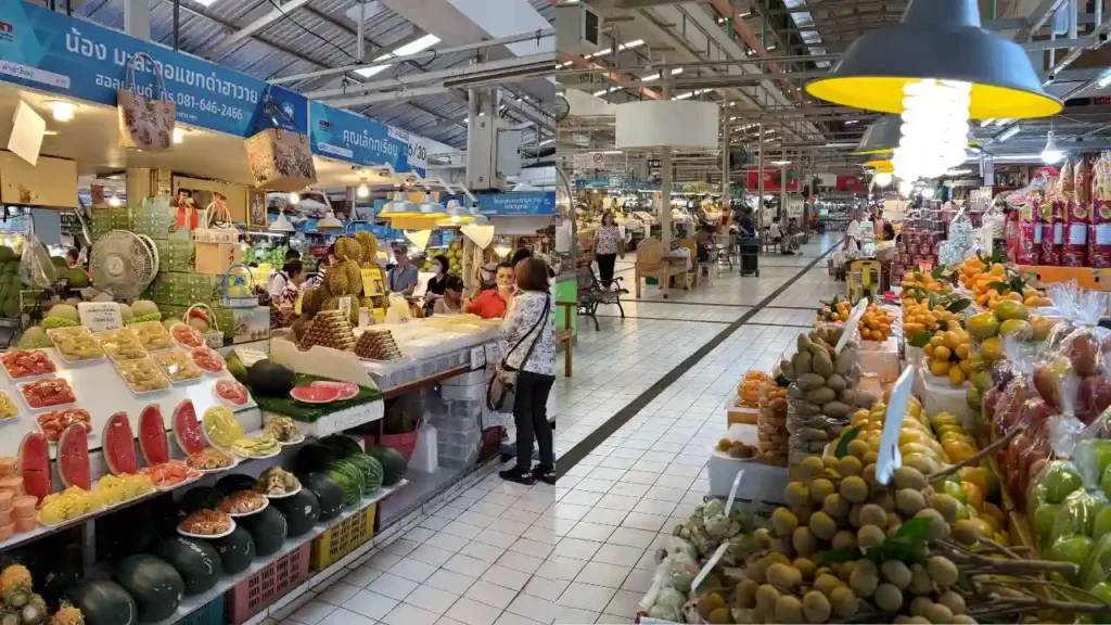 Or Tor Kor market is one of the famous fresh markets in Bangkok