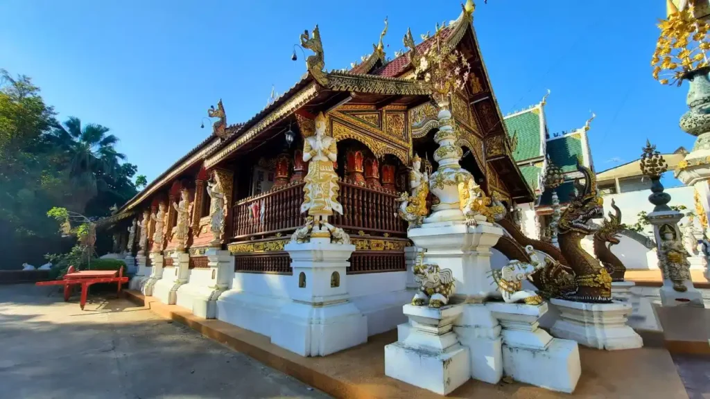 Wat Ming Mueang Temple in Chiang rai, Thailand