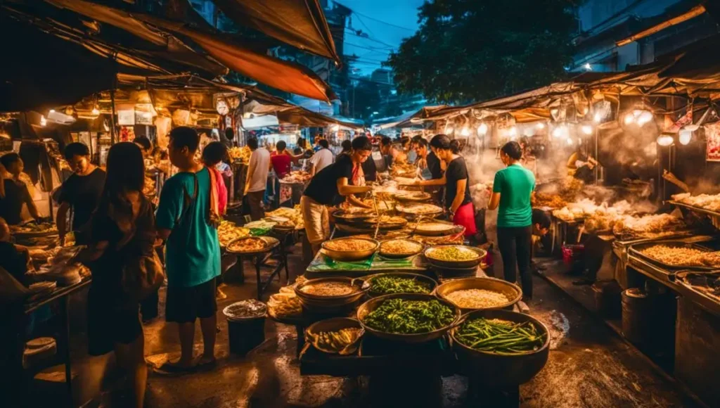 Eat at local food stalls