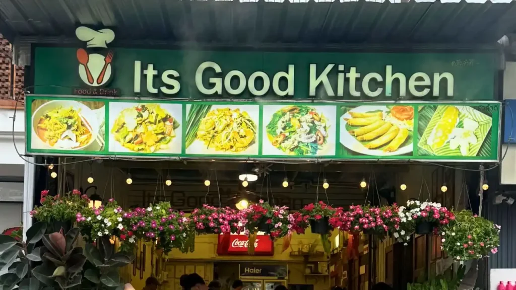 Its Good Kitchen in Chiang Mai, A street-side, local restaurant that offers vegetarian and vegan dishes