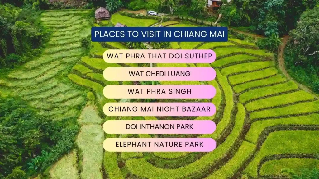 List of the best tourist attractions in Chiang Mai