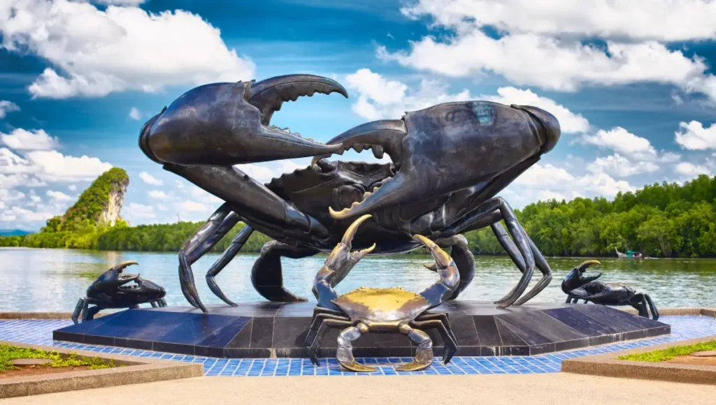 See the Black Crab Statue