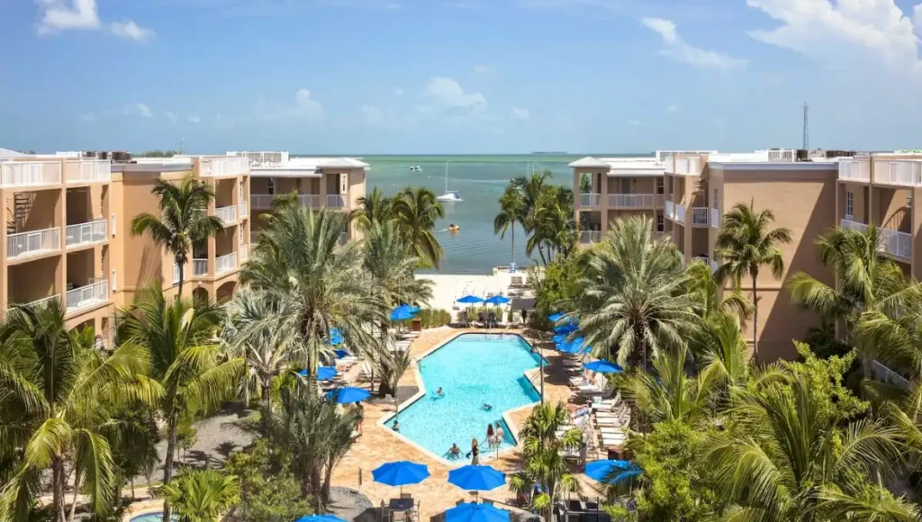 Stay in a beachside resort