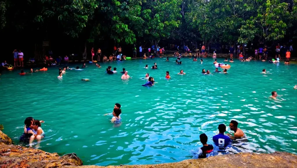 Swim in the Emerald Pool