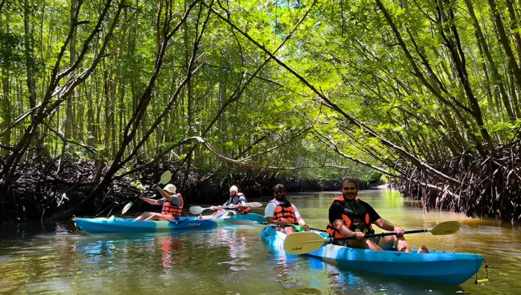Go kayaking in Ao Thalane
