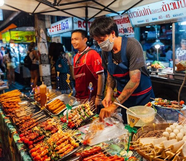 Shop and Eat at Night Markets