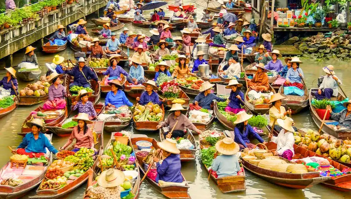 Visit the Floating Market