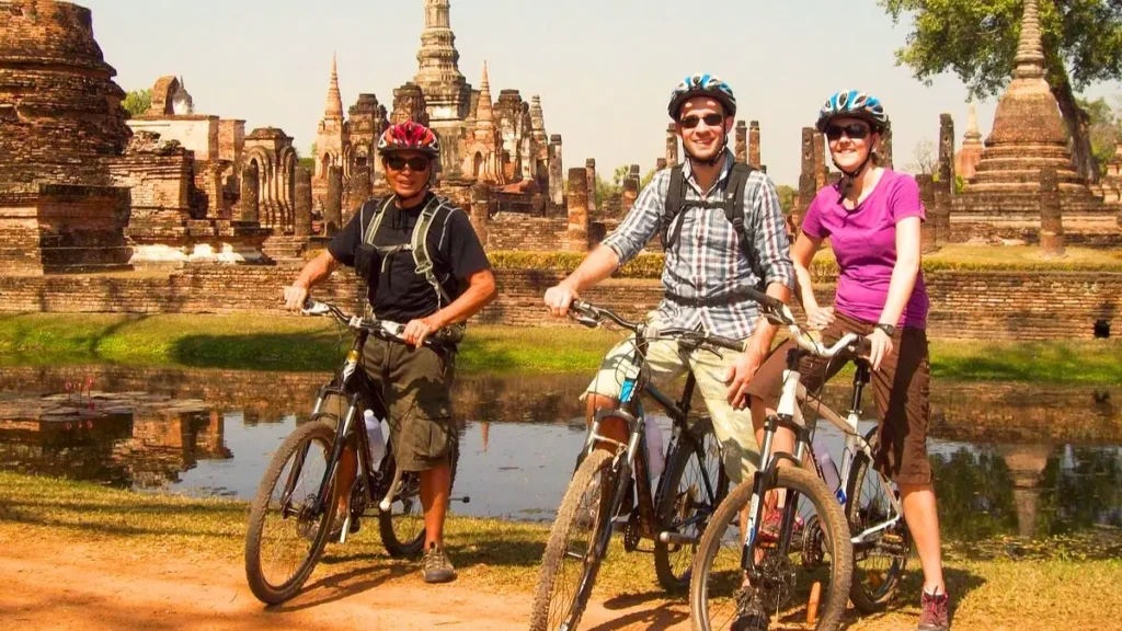 Cycle Around Sukhothai Historical Park.