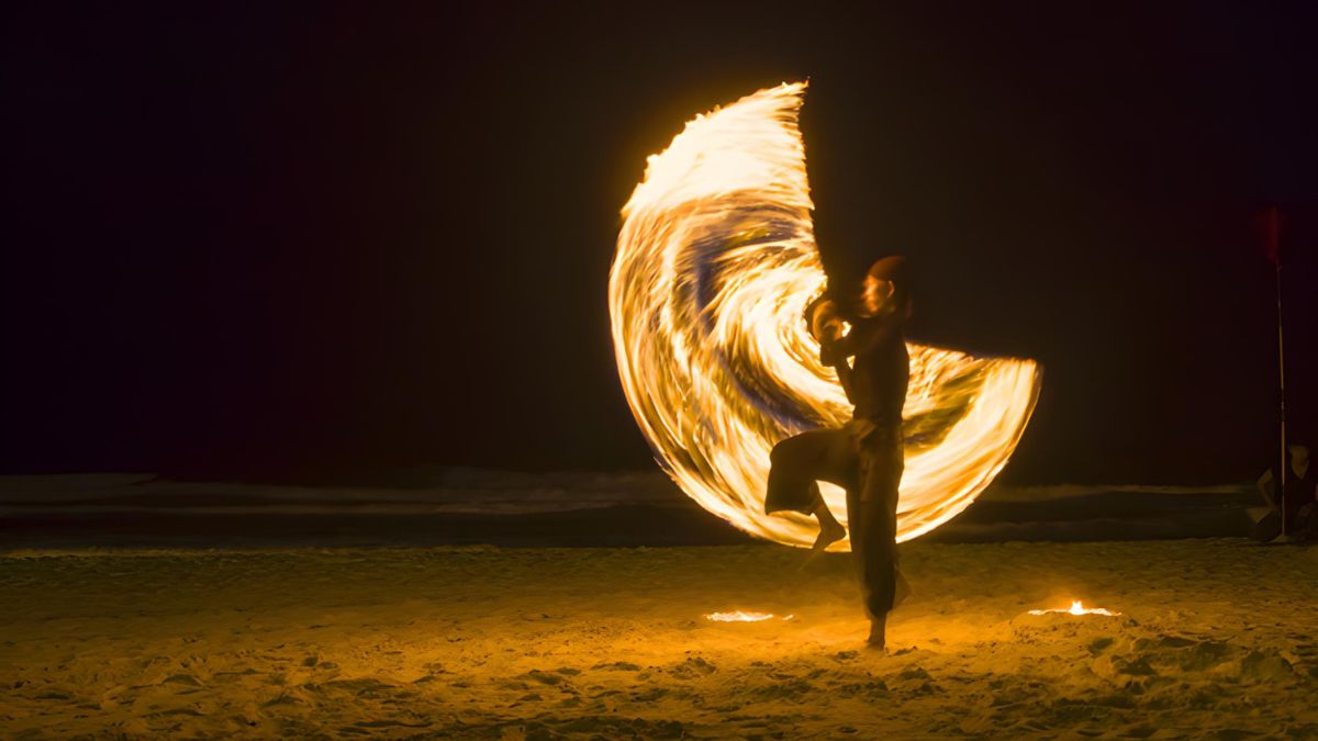 Fire Show at Tonsai Beach